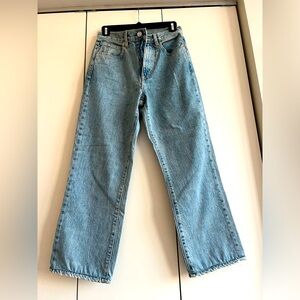 SLVRLAKE London high rise crop jeans in fool for love wash